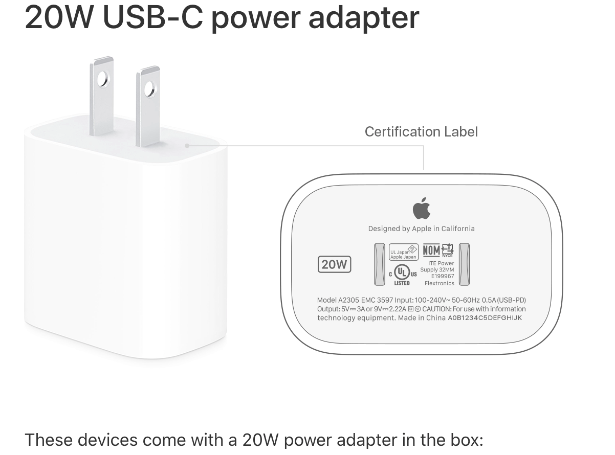 apple charger