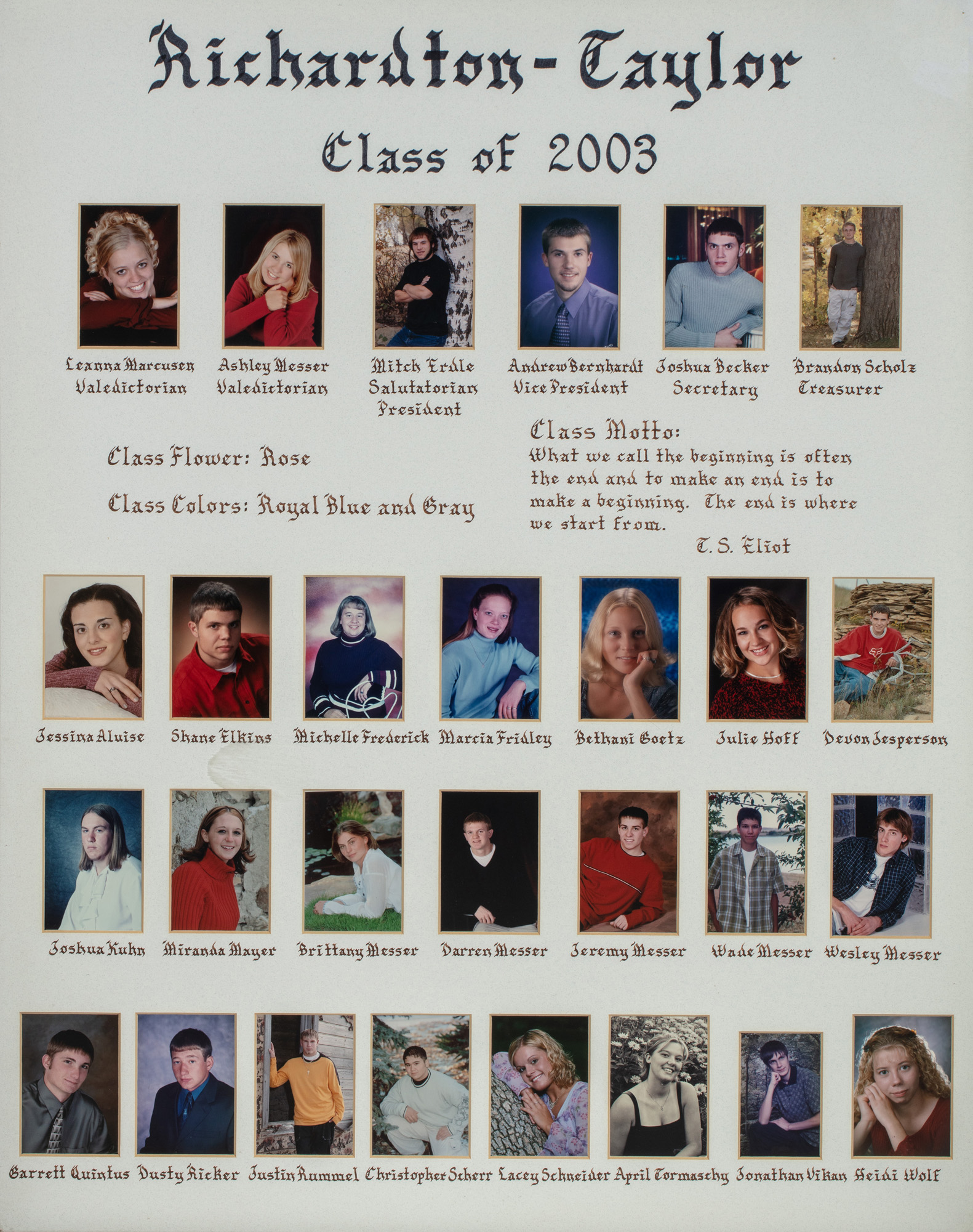 Class of 2003