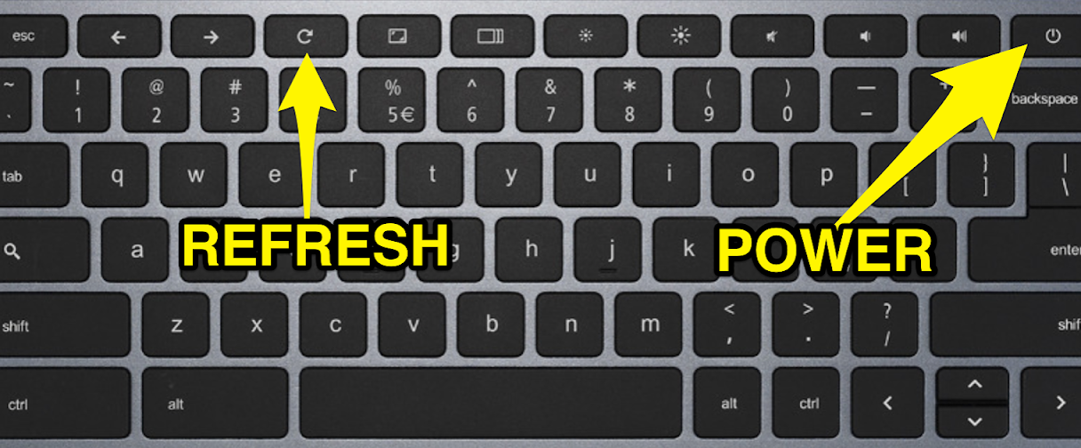 keyboard demonstrating how to hard refresh