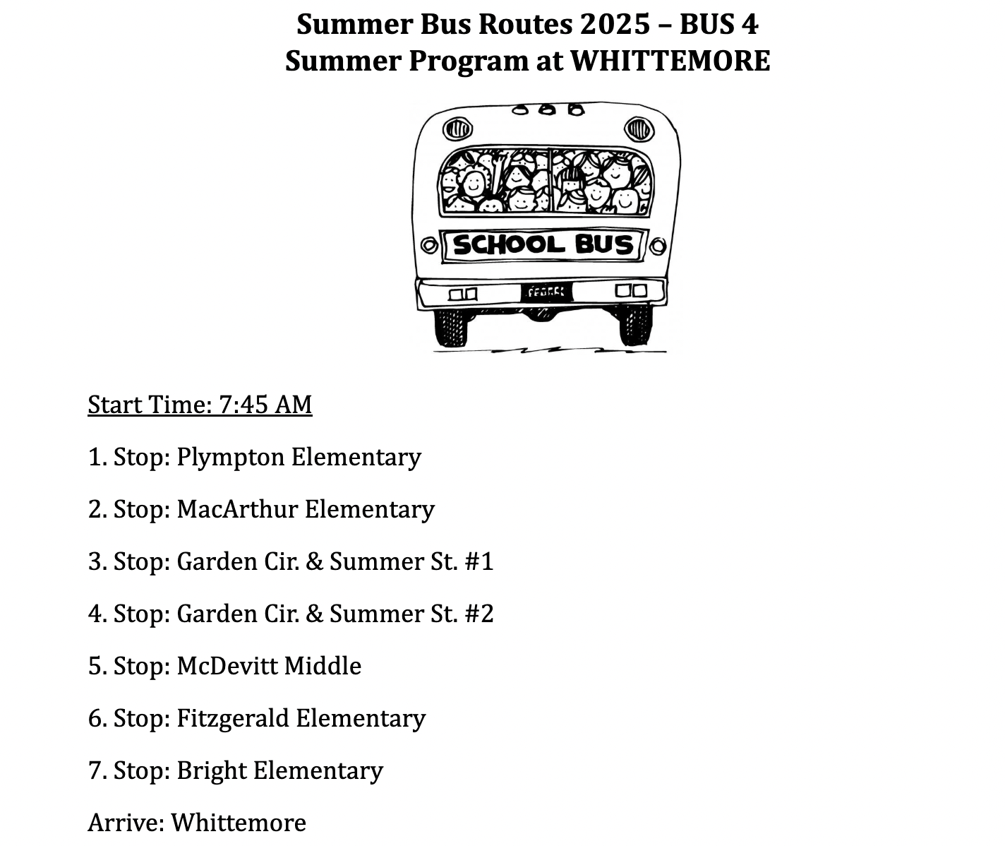 bus route WHT