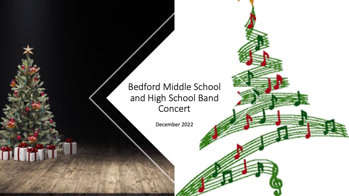 Bedford Middle School and High School Band Concert