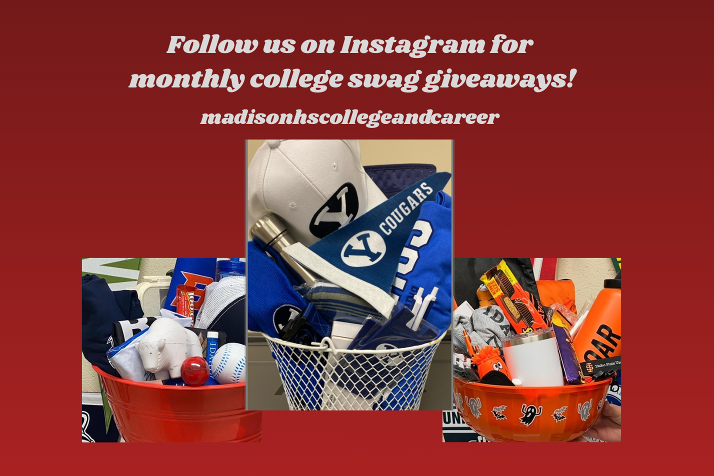 Follow us on Instagram