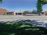 Adams Elementary front yard