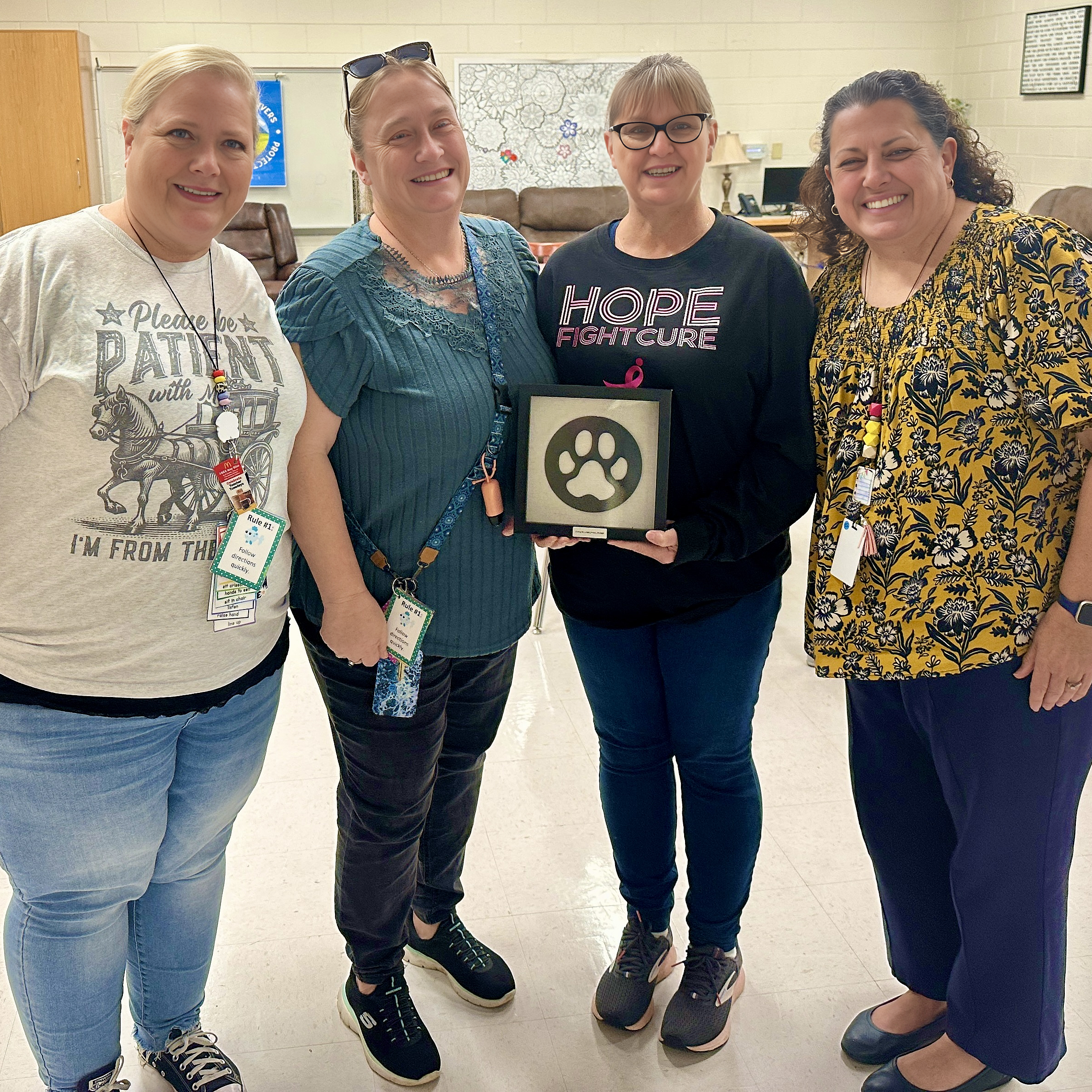 Image of  the Cougar Care Award winner