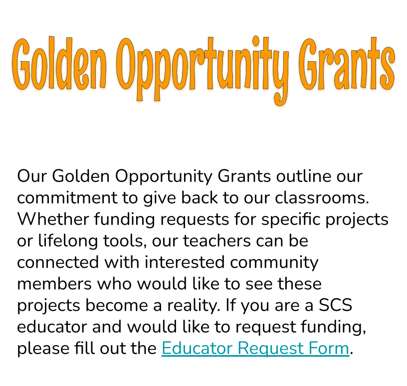 Golden Opportunity Grants