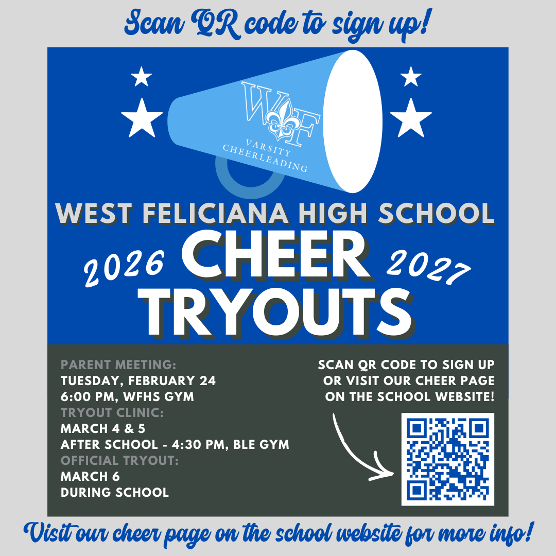WFHS Cheer Tryouts Flyer