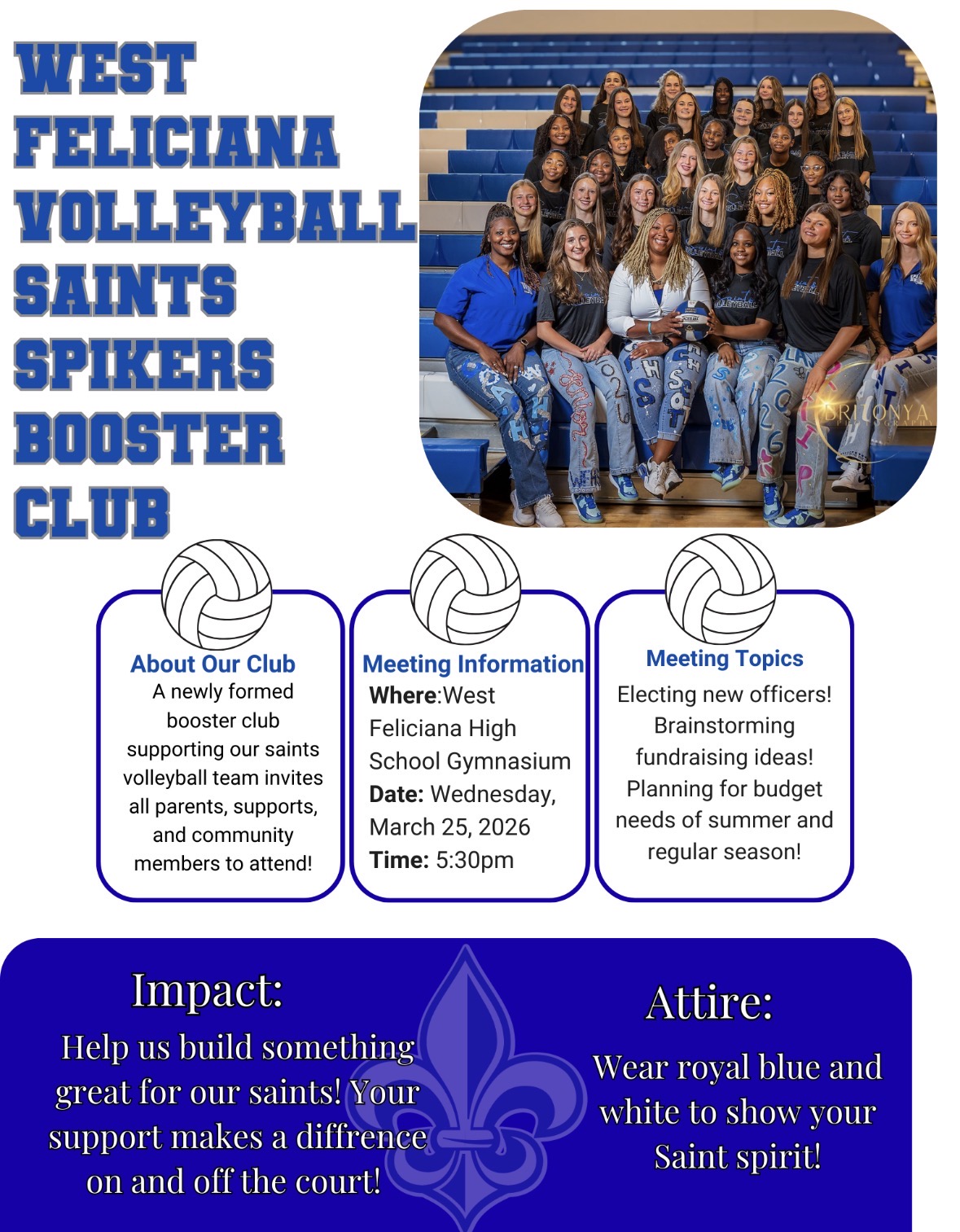 Saints Spiker Booster Club