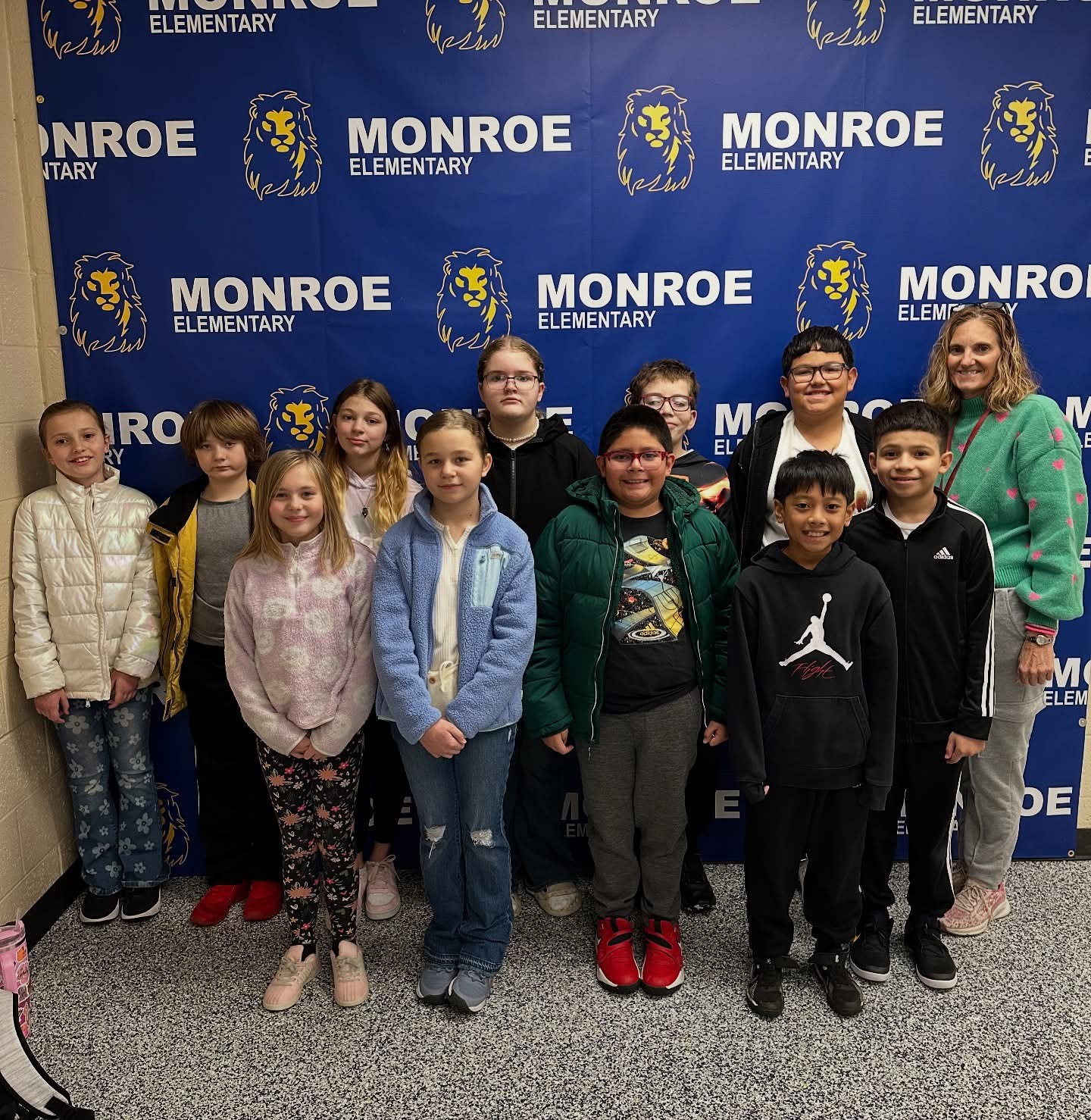 Monroe Elementary children at school