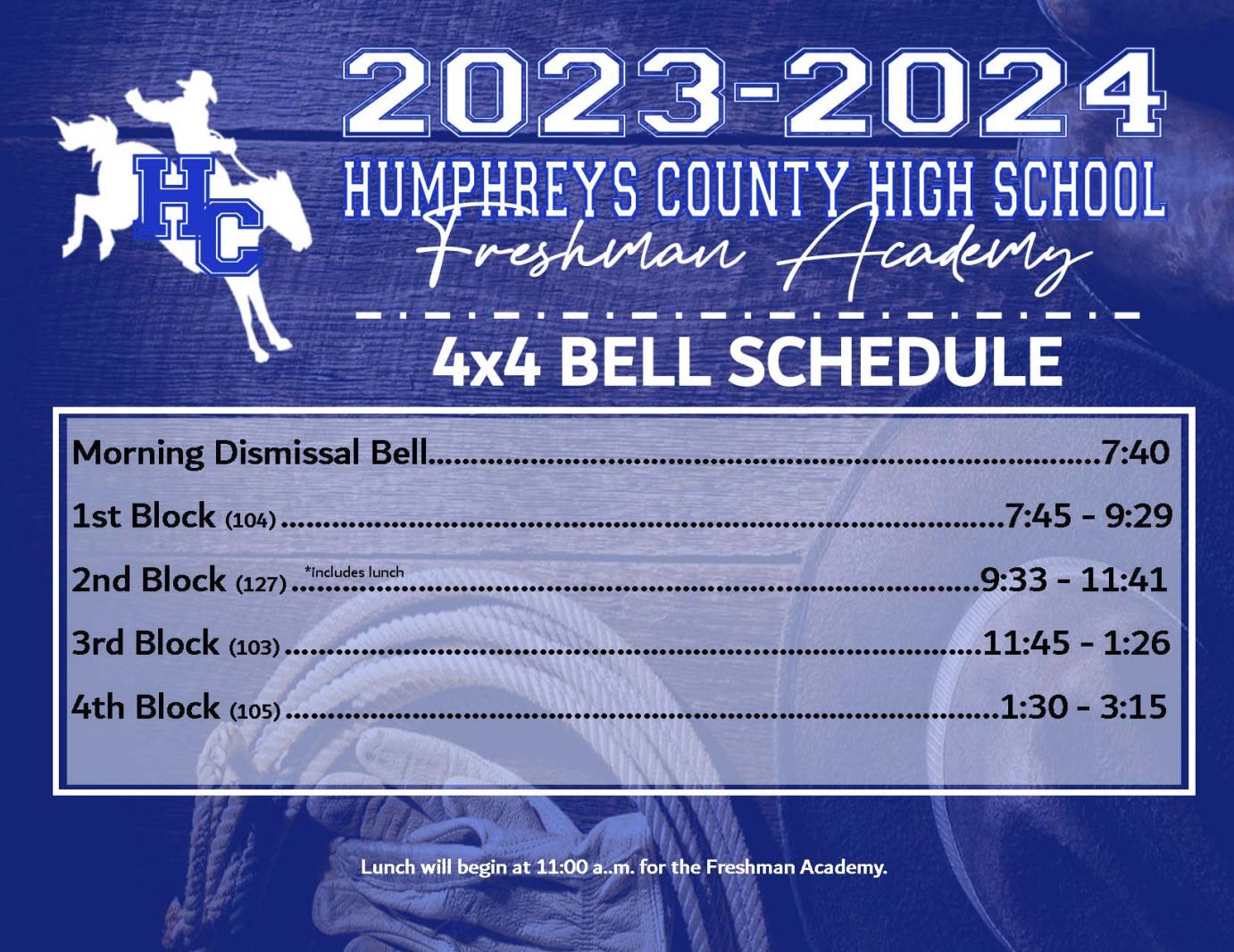 Bell Schedule