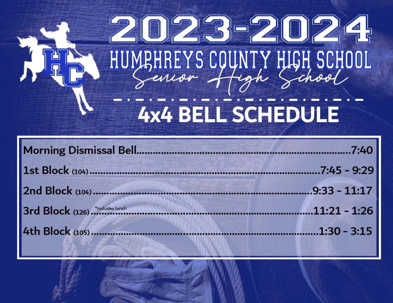 Bell Schedule