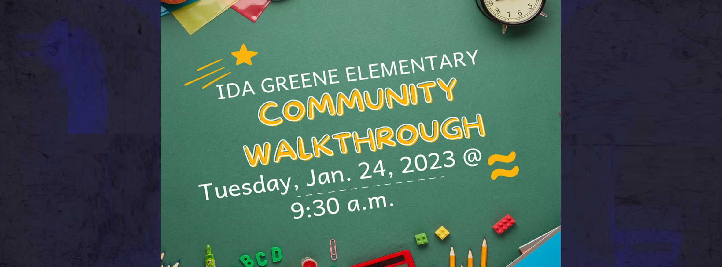 Ida Greene Elementary Community Walkthrough