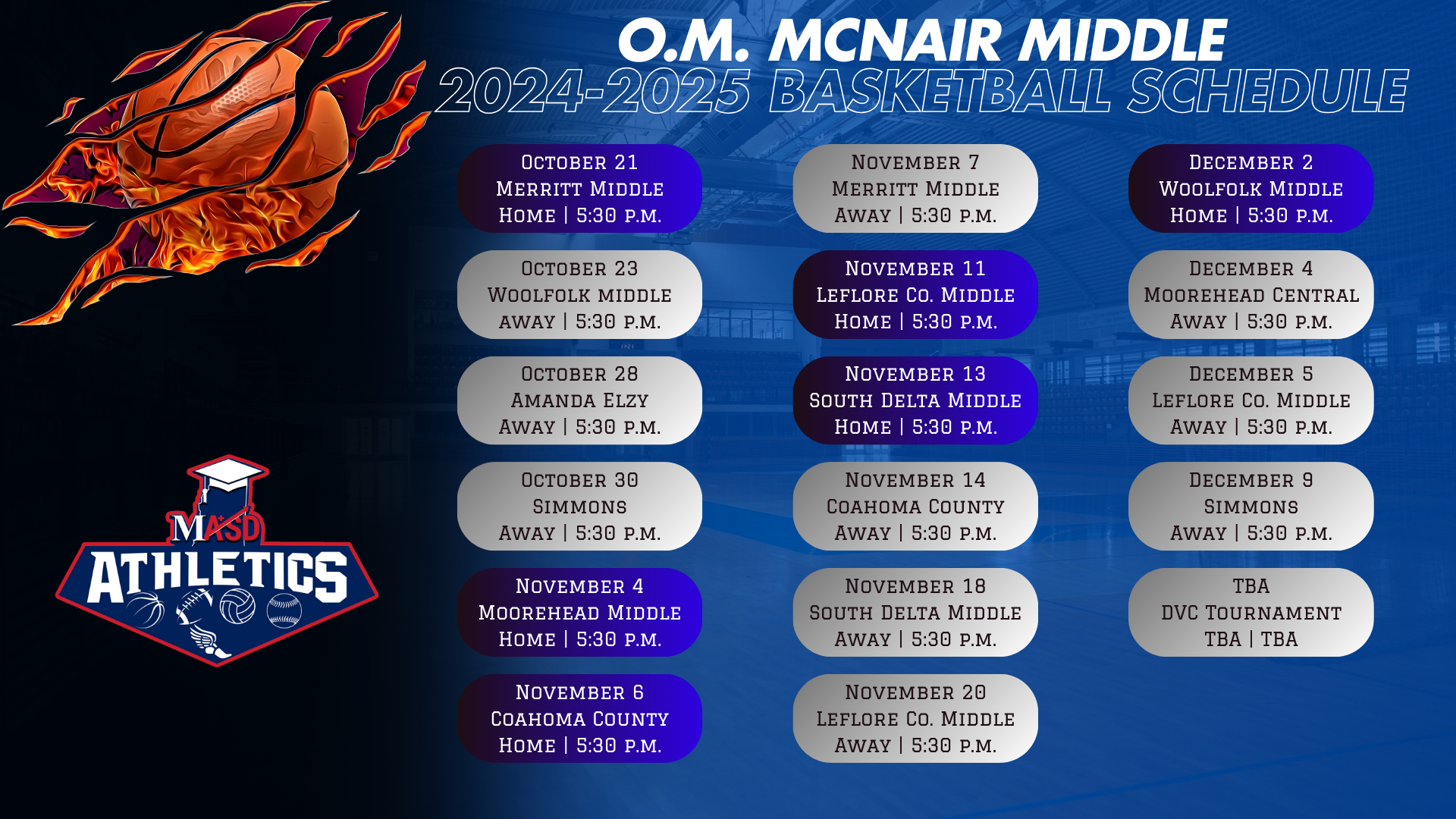 Basketball Schedule