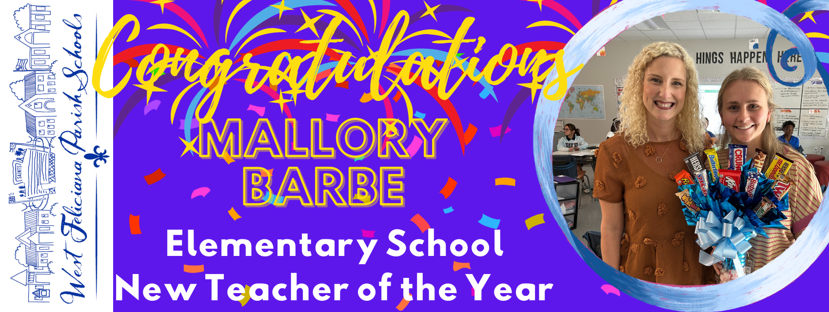Barbe New Teacher of the Year