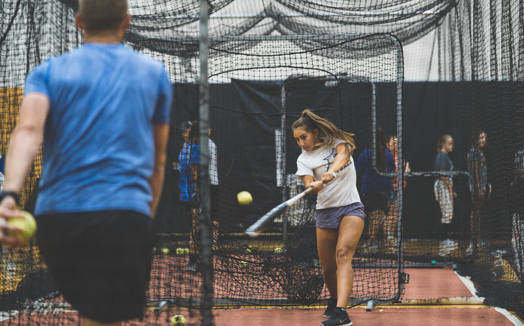 student athletes playing sports