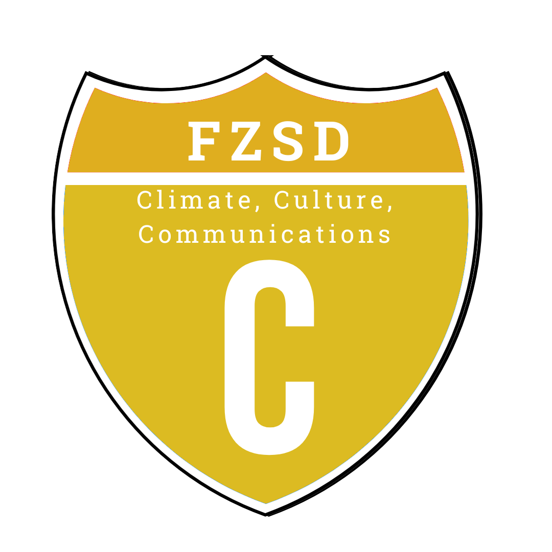 Road sign Focus Area C - Climate, Culture and Communications