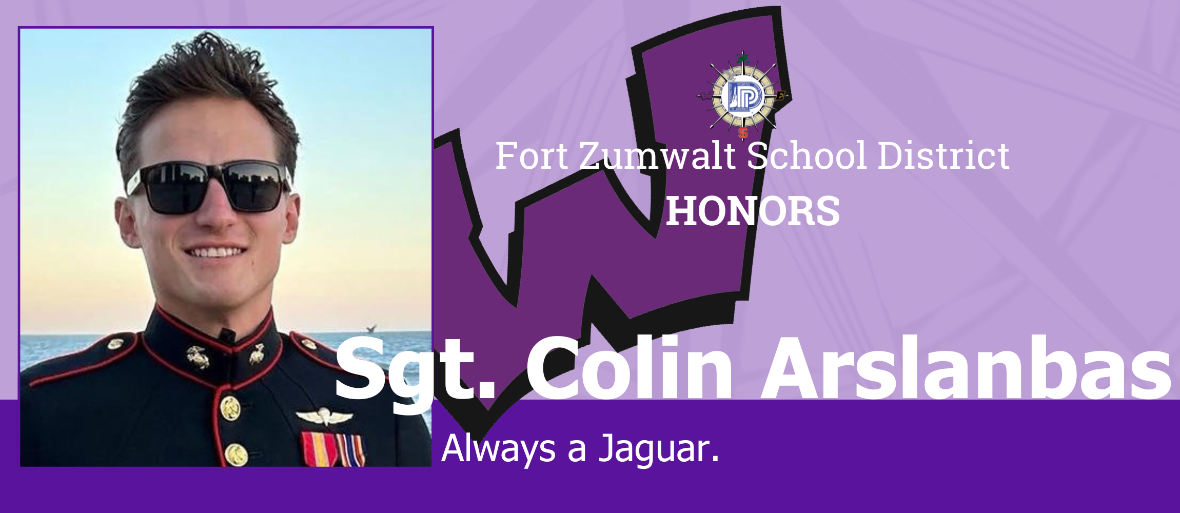 Fort Zumwalt School District honors Sgt. Colin Arslanbas, USMC, FZW Class of 2019