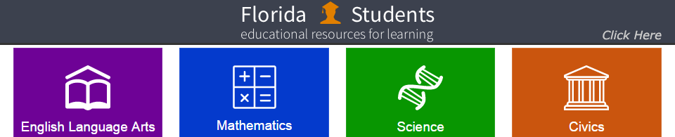 Florida Students website banner and button