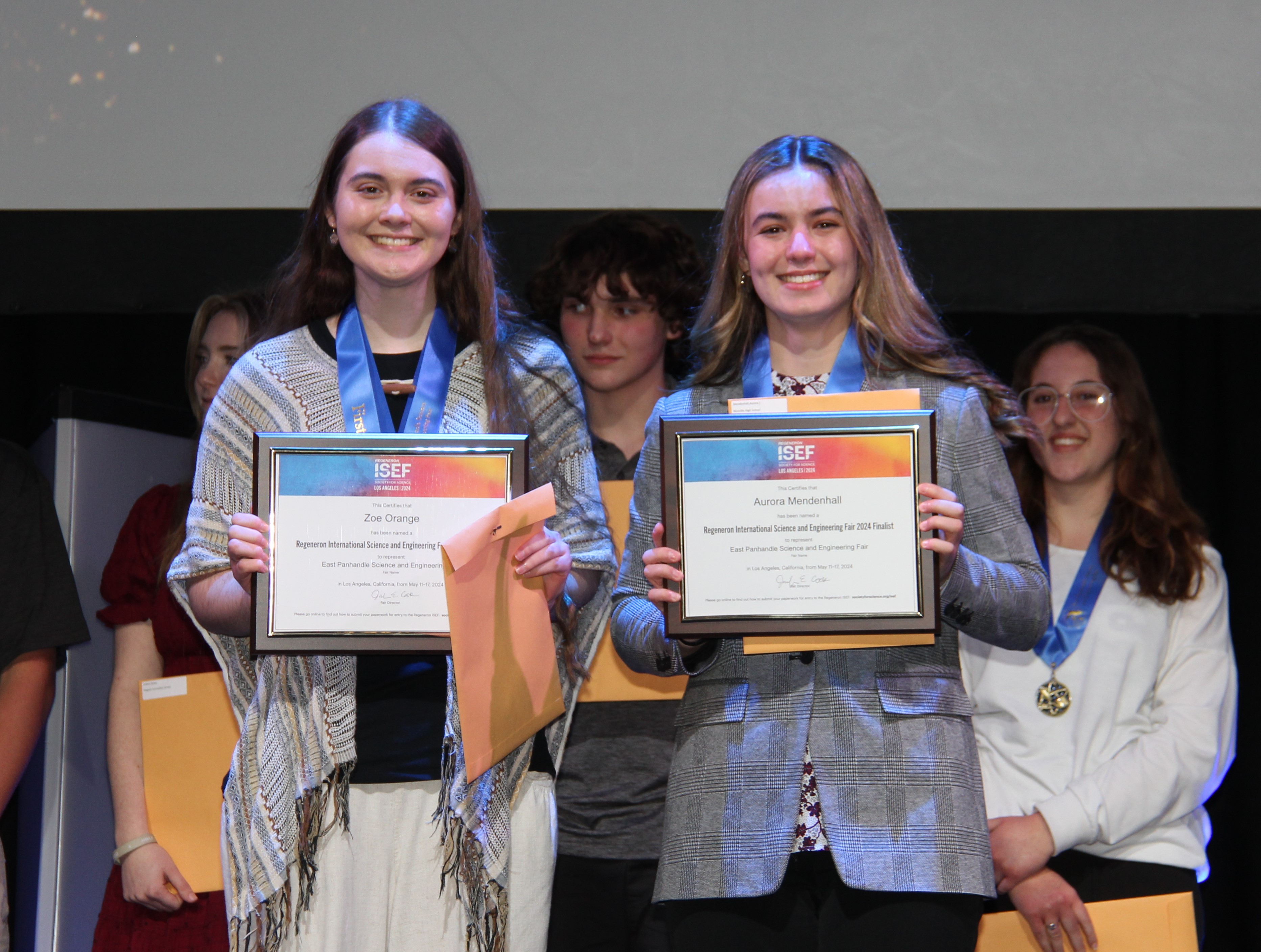 Aurora Mendenhall and Zoe Orange - ISEF Winners