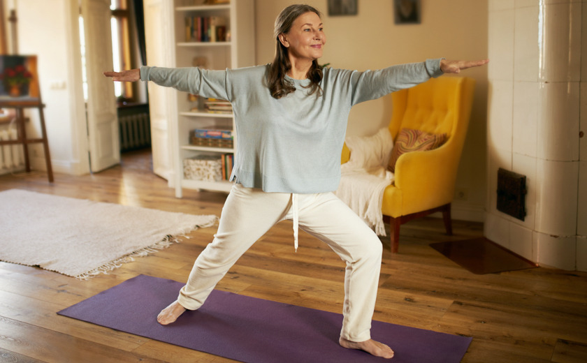Woman Exercising