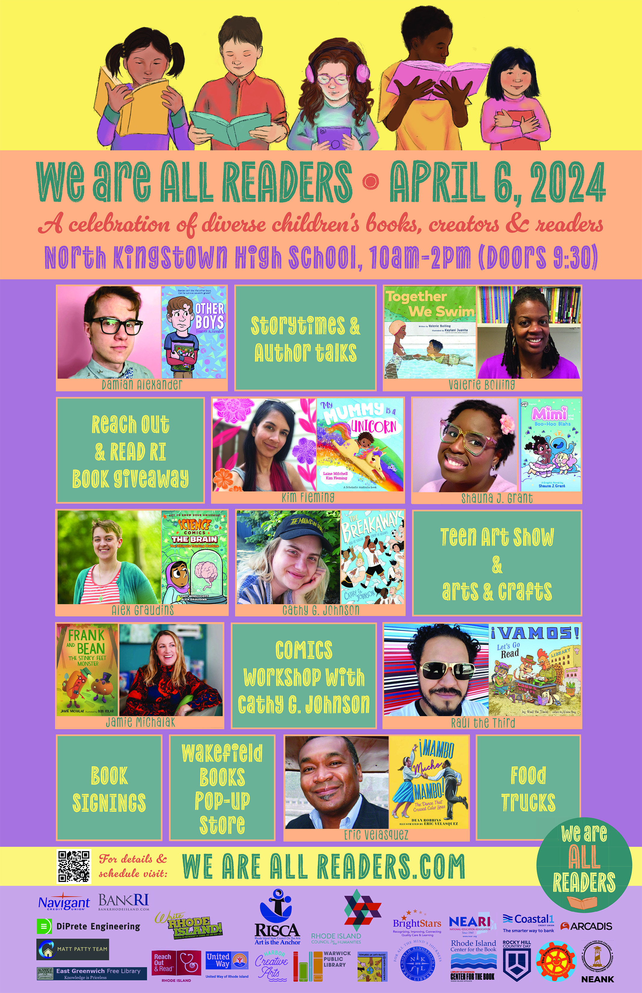 We are all readers april 6, 2024 Event in English