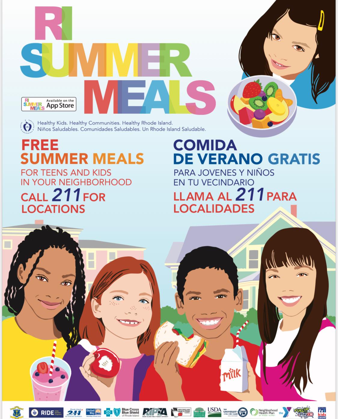 Summer Meals Flyer - Spanish