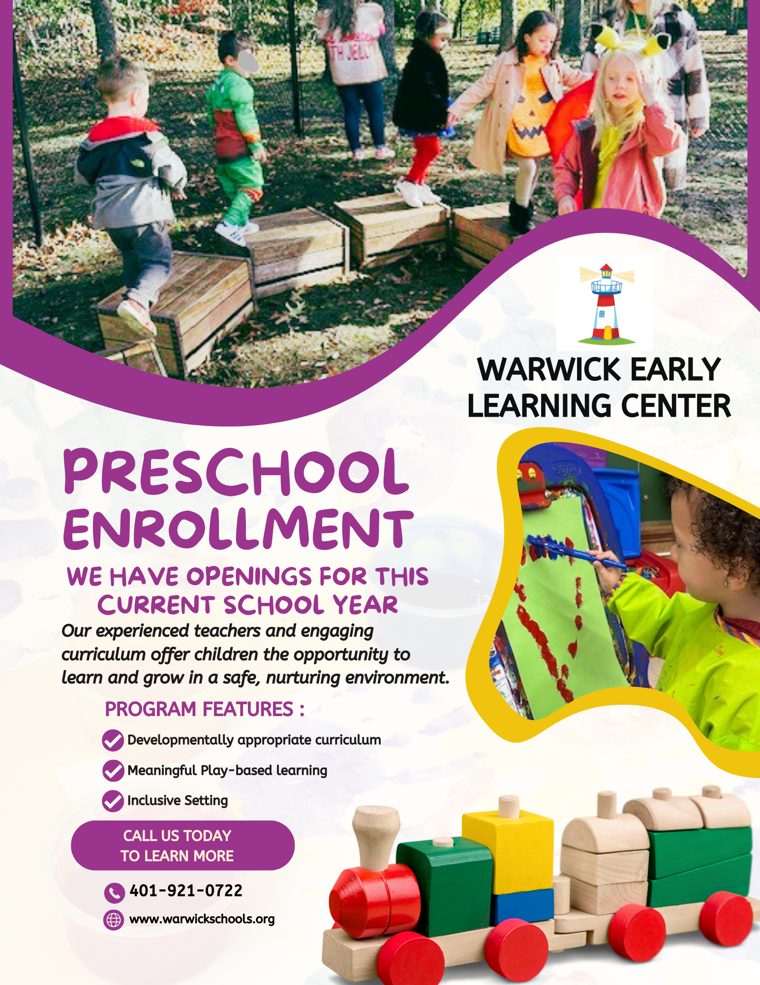 Preschool Enrollment Flyer