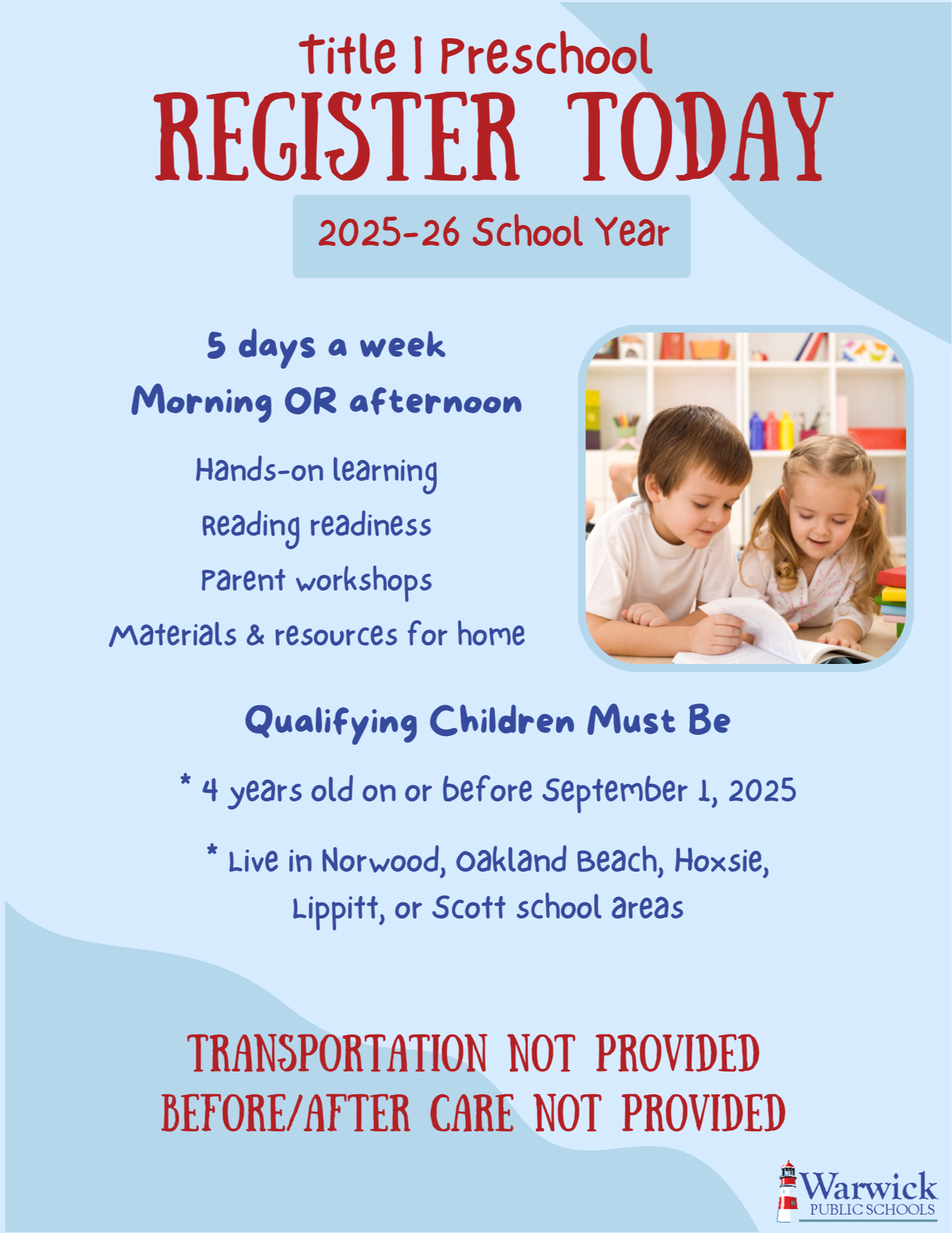 preschool flyer