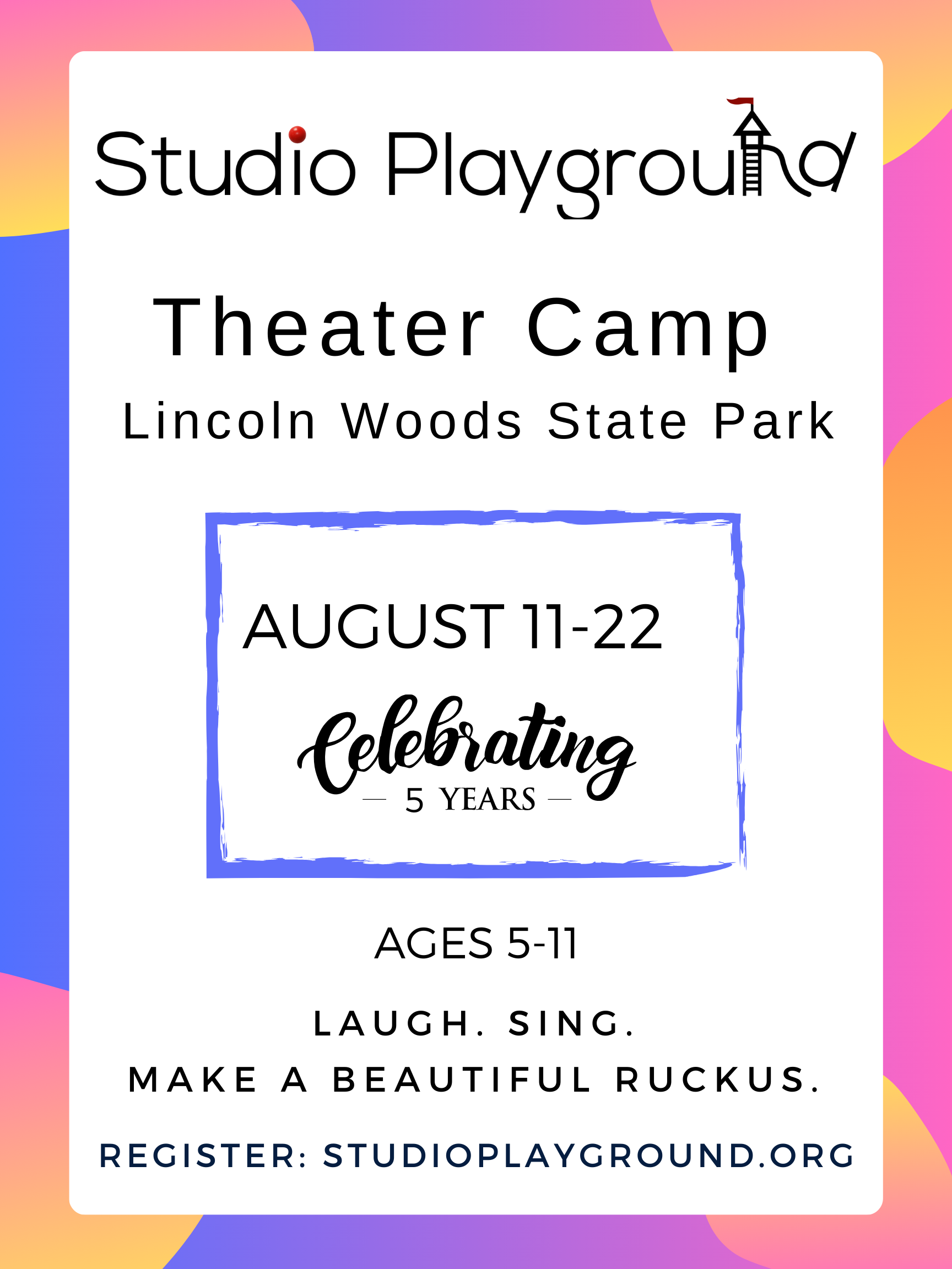 Studion Playground Summer Camp Flyer