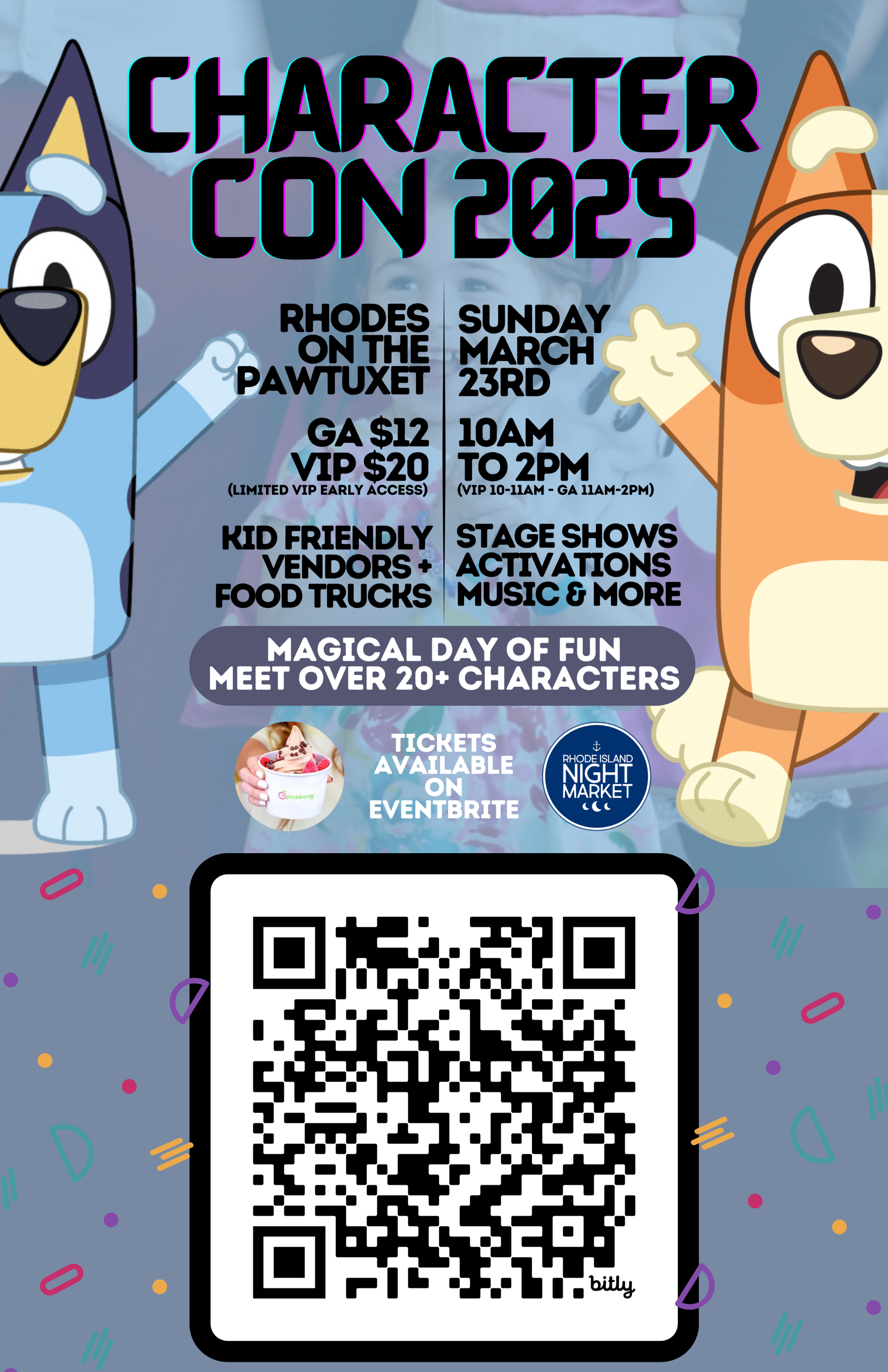 Character Con 2025 Flyer