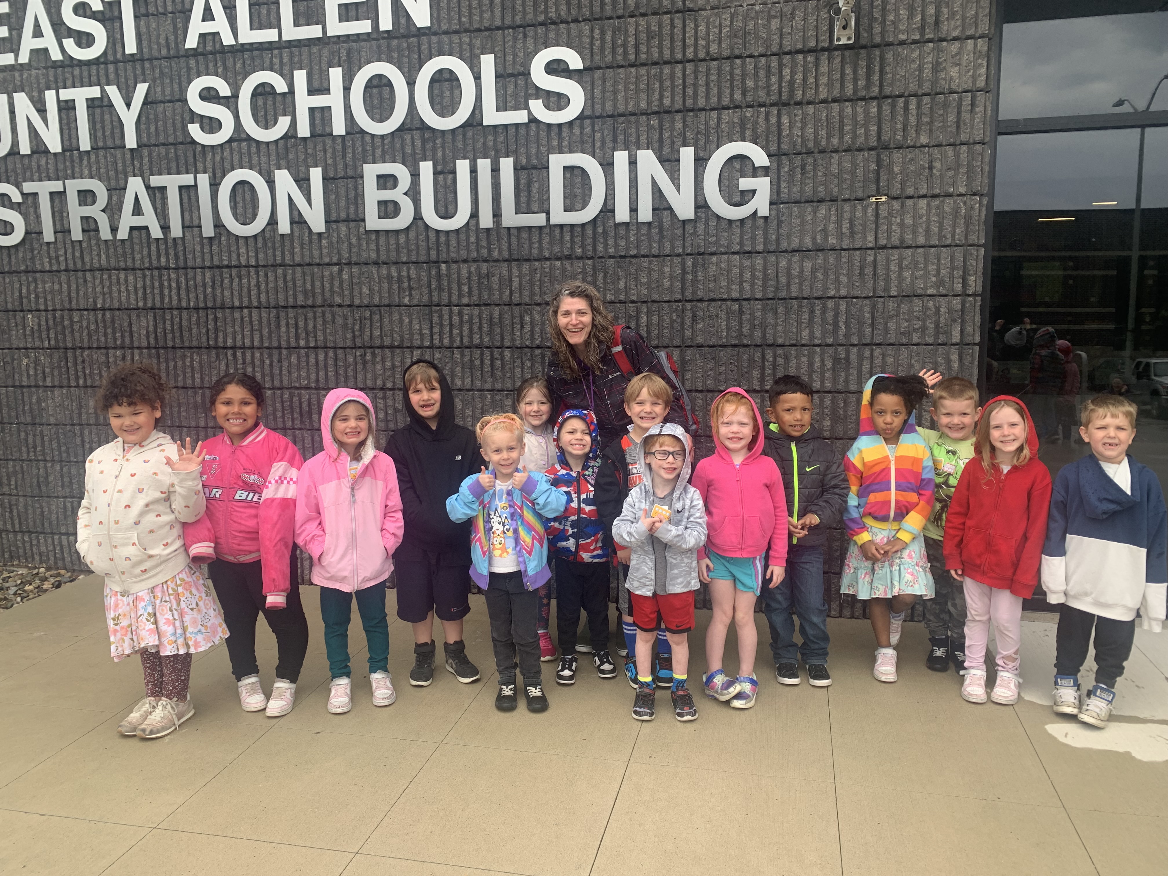New Haven Primary PreK students visit Superintendent