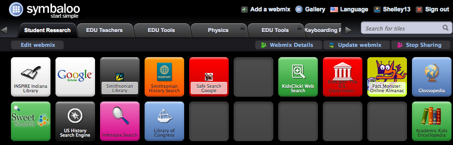 Websites for Research