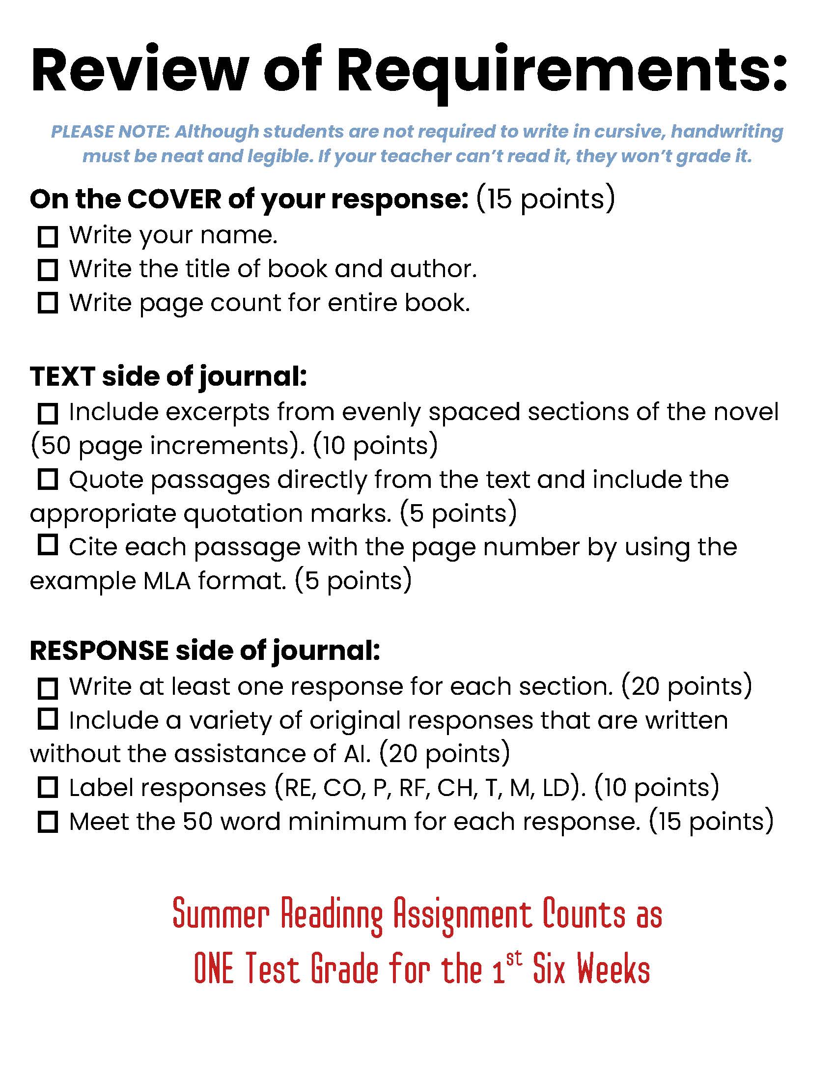Summer Reading