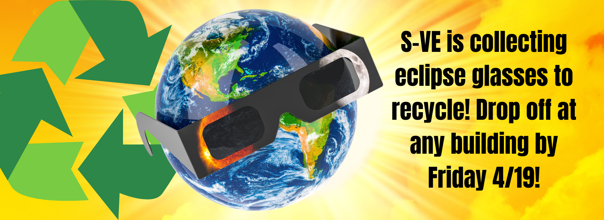 eclipse glasses recycling
