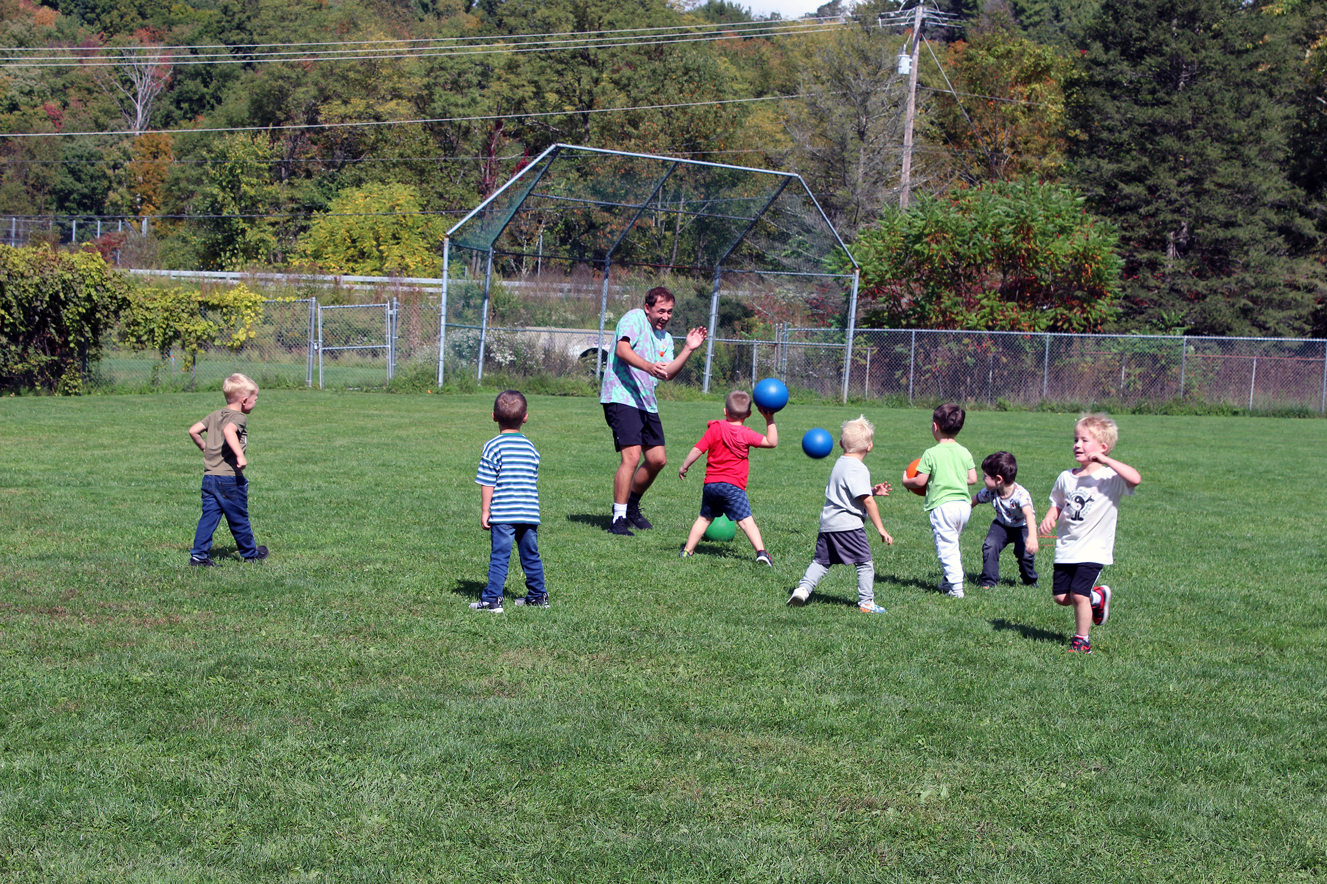 pe teacher at recess