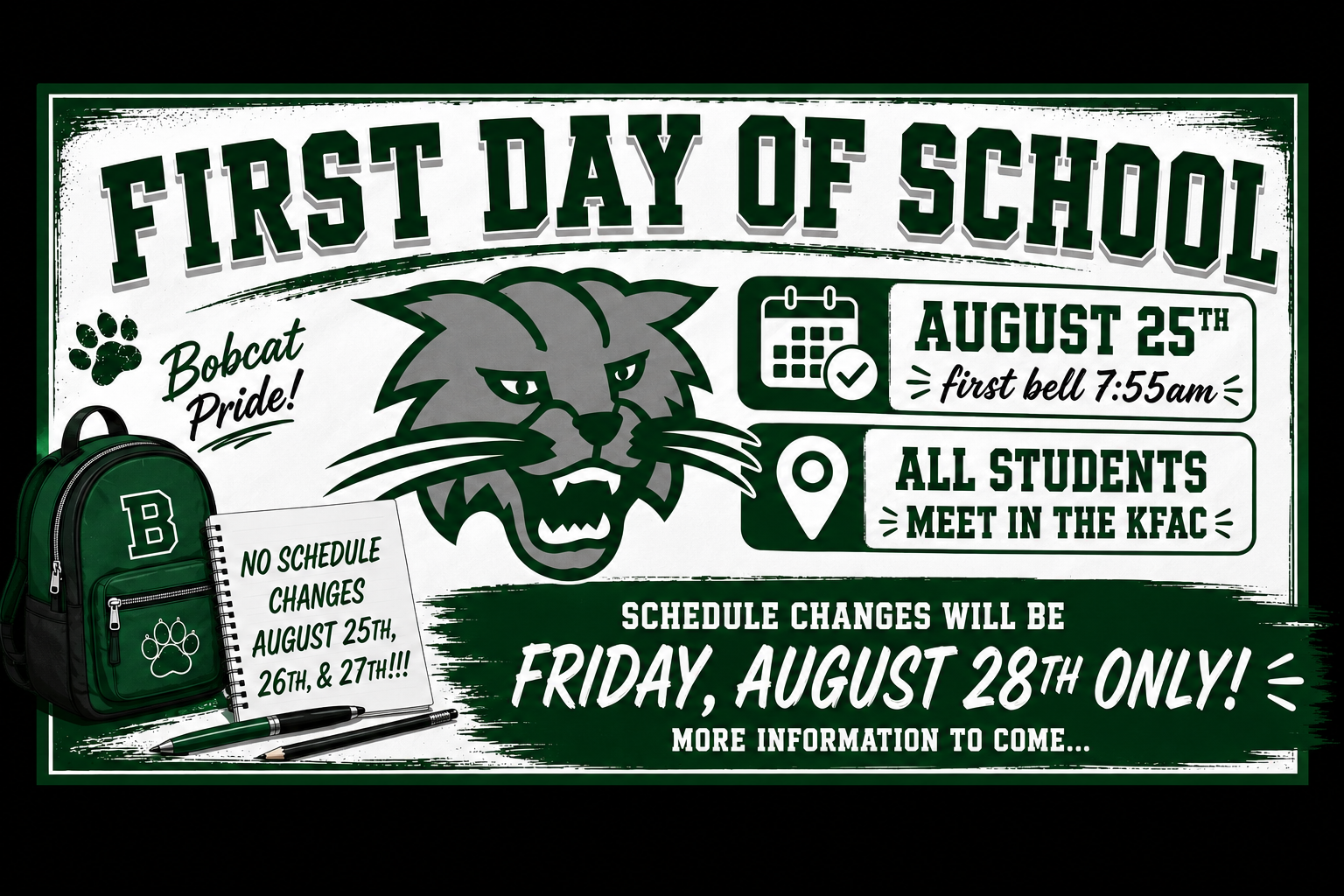 First day of school