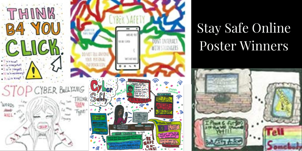 Stay safe online poster winners