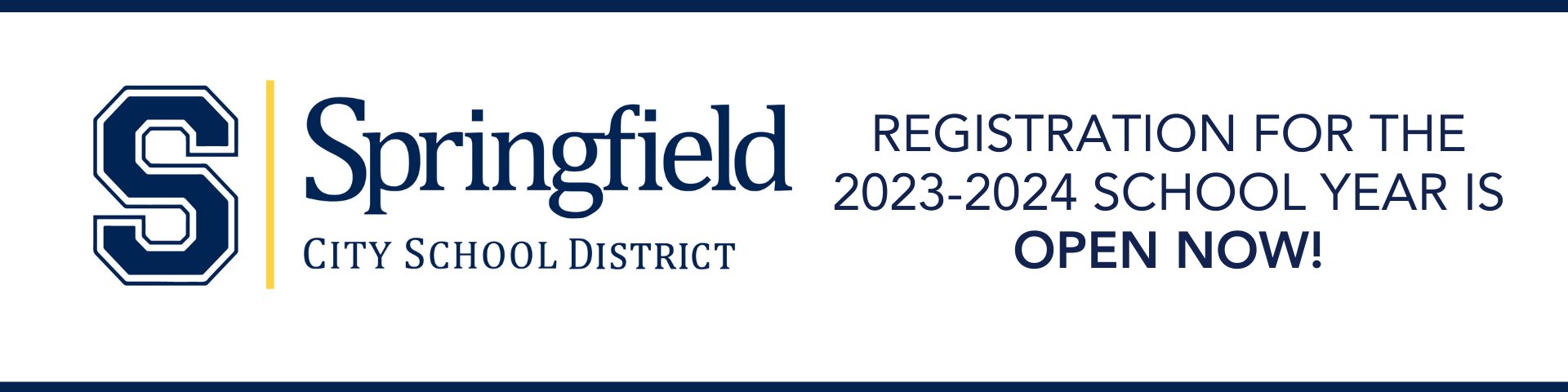 Registration for the 2023-2024 school year begins in April