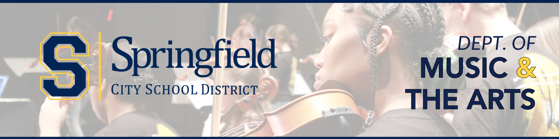 Music Department Header