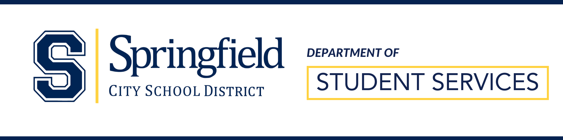 Student Services Website Header