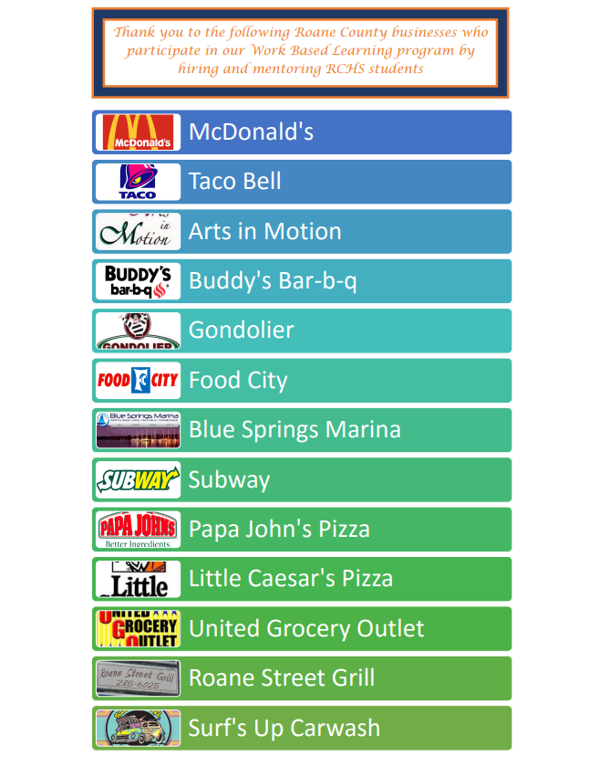 Thank you to our local businesses!