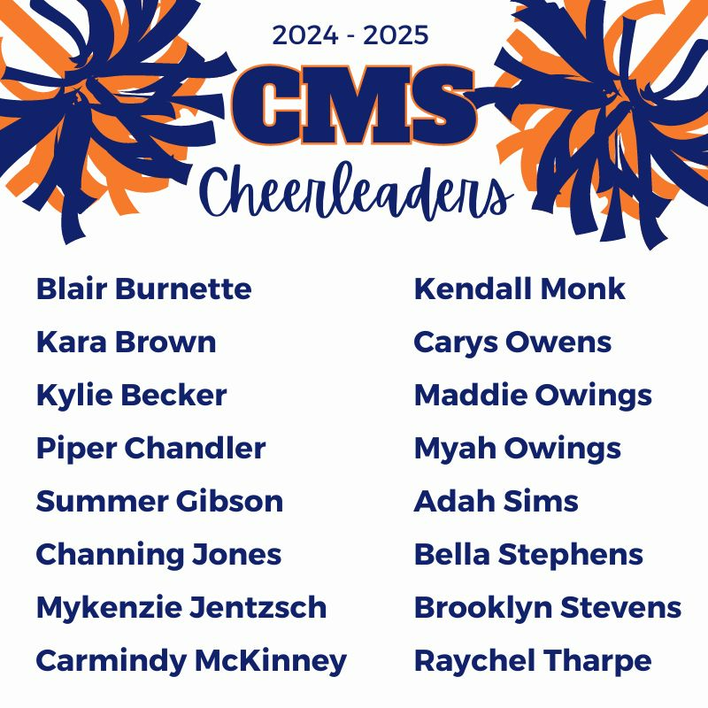 CMS Cheerleaders 2022-2023