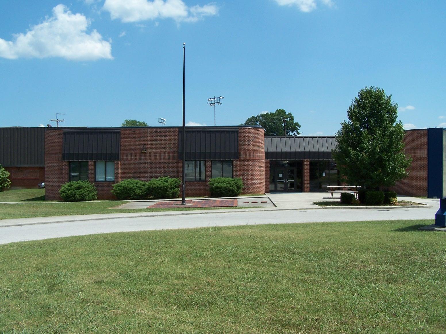 View of the front of HHS