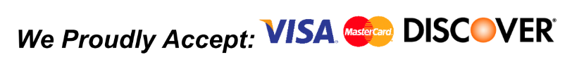 Visa MasterCard Discover Logos