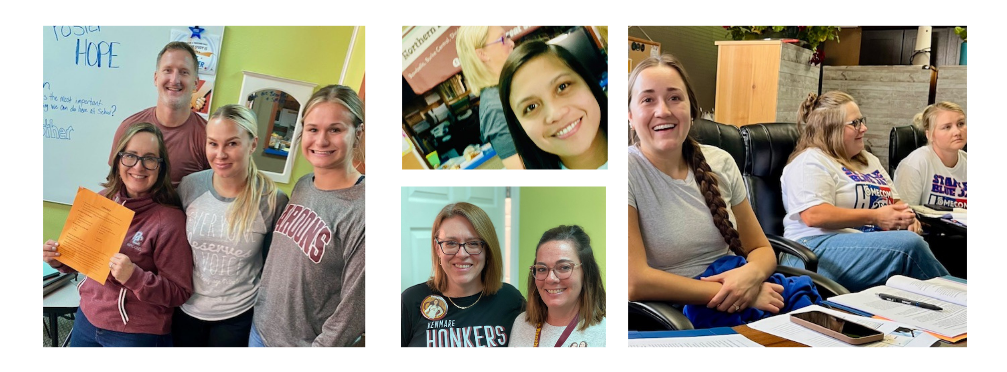 staff smiles
