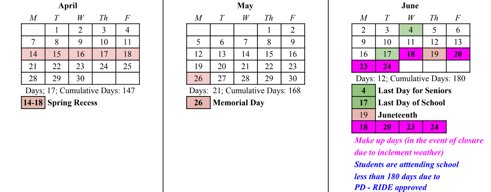 Calendar