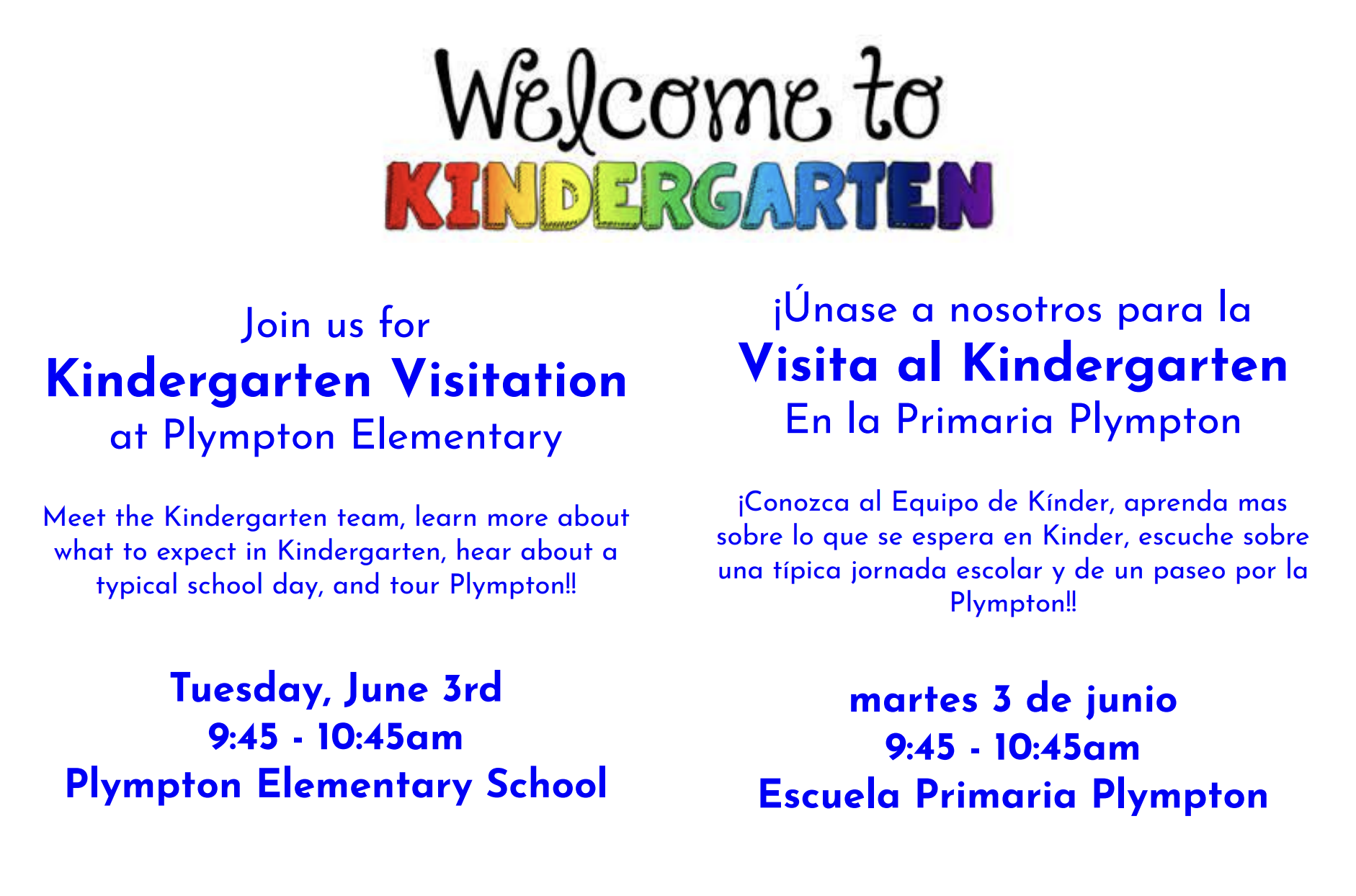 Kindergarten Visitation