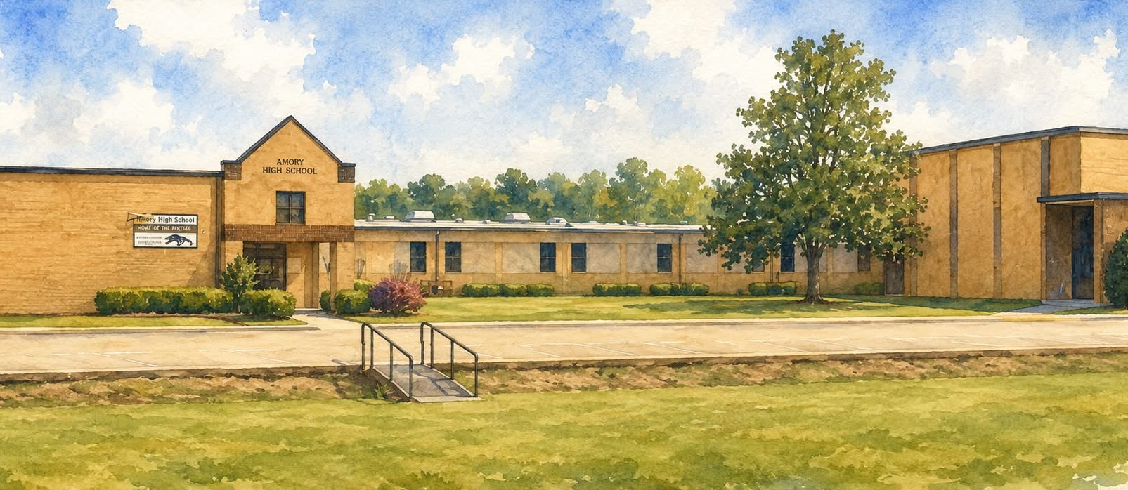 Amory High School Entrance