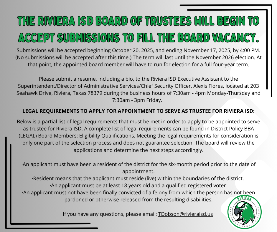 School Board Vacancy Posting