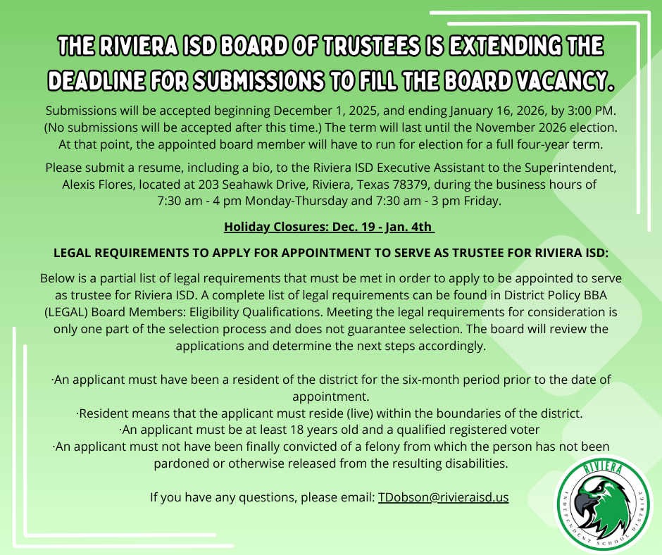 School Board Vacancy Posting