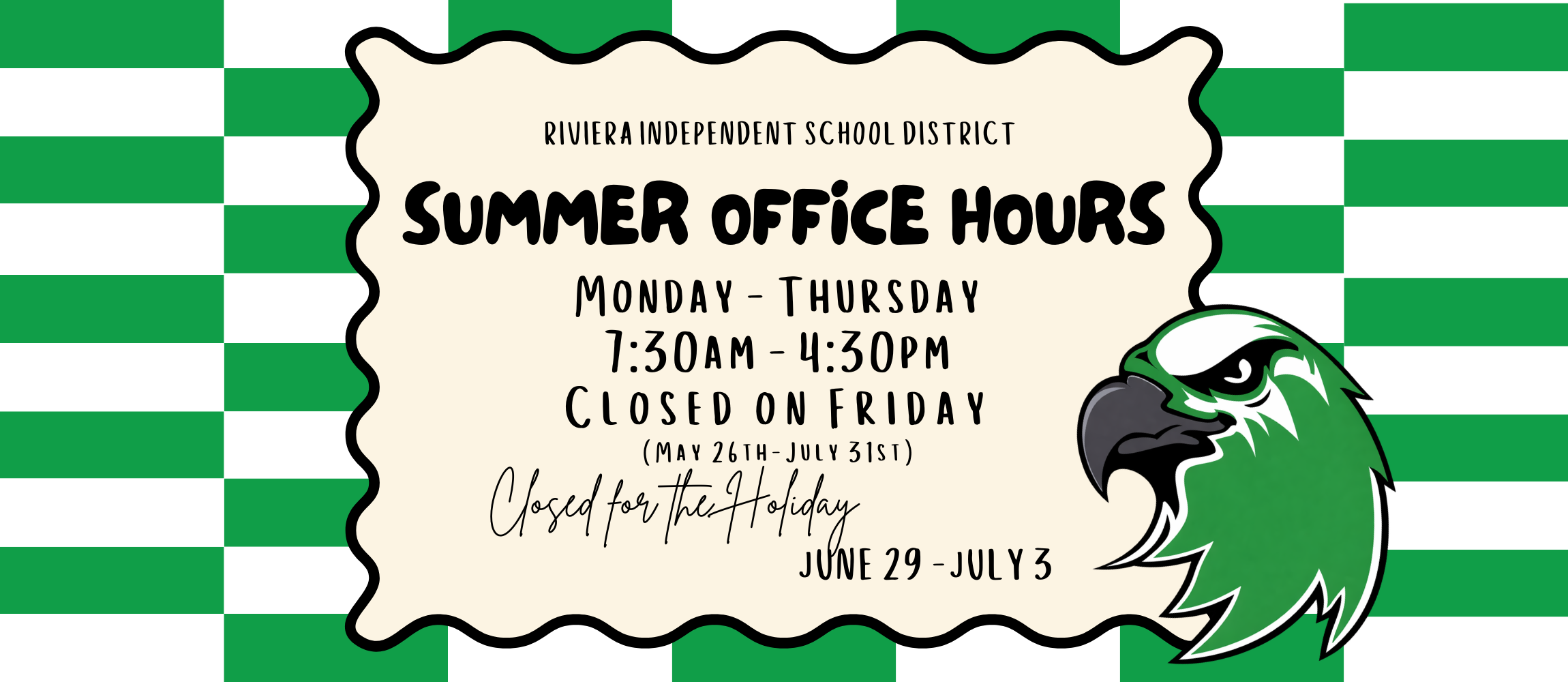 Summer Office Hours